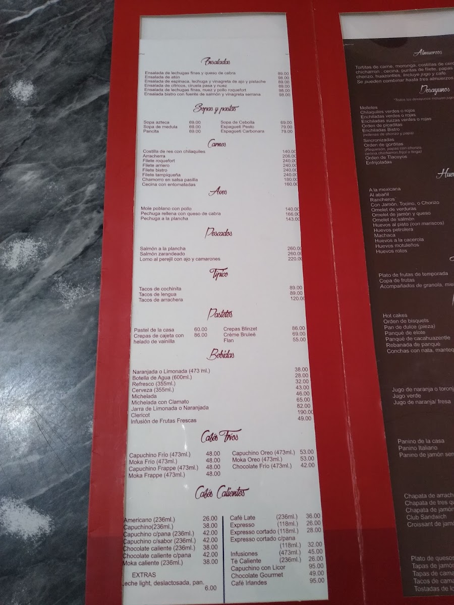 Bistro 401 Menu - Image 2